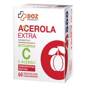 DOZ Product Acerola Extra, tabletki do ssania, smak ananasowy, 60 szt. https://azcdn.doz.pl/image/d/product/84b95e42-scale-180x180.png