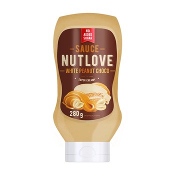 Allnutrition Nutlove Sauce White Peanut Choco, smak białej czekolady, 280 g