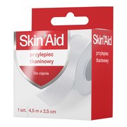 Skin Aid, przylepiec tkaninowy do cięcia, 2,5 cm x 4,5 m, 1 szt. https://azcdn.doz.pl/image/d/product/21c7f434-scale-180x180.png