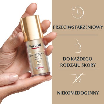 Eucerin Hyaluron-Filler + Elasticity 3D serum, do skóry dojrzałej, przeciwzmarszczkowe, 30 ml