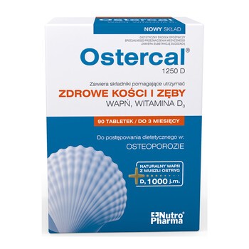 Ostercal 1250 D, tabletki, 60 szt.