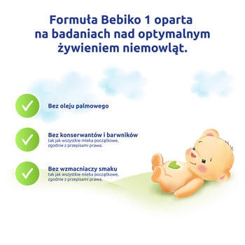 Bebiko 1 nutriFLOR Expert, mleko początkowe dla niemowląt od urodzenia, proszek, 550 g