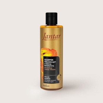 Jantar, szampon peelingujący z esencją bursztynową i enzymami, 300 ml