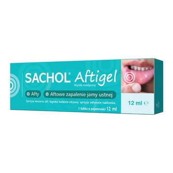 Sachol Aftigel, żel, tubka, 12 ml