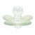 Canpol Babies, smoczek uspokajający 100% silikonowy symetryczny, 6-12 m, zielony, 1 szt.