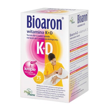 Bioaron K+D, krople wyciskane z kapsułki, 75 szt.