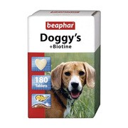 alt Beaphar Doggy's + Biotine, przysmak witaminowy z biotyną dla psów, tabletki, 180 szt.