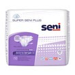 Super Seni Plus, pieluchomajtki dla dorosłych, extra large, 10 szt.