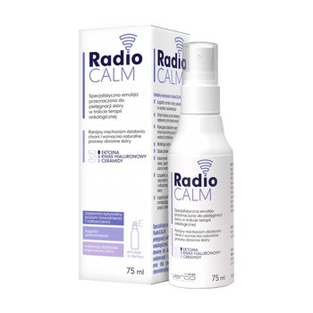 RadioCALM, emulsja dla skóry w trakcie terapii onkologicznej, 75 ml