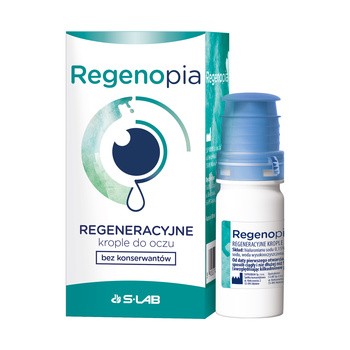 Regenopia, regenerujące krople do oczu, bez konserwantów, 10 ml