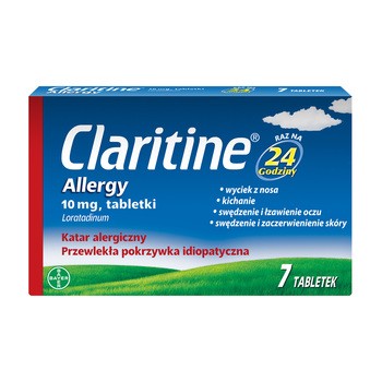 Claritine Allergy, 10 mg, tabletki, 7 szt.