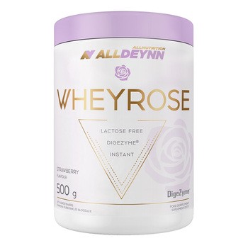 Allnutrition Alldeynn WheyRose, proszek, smak truskawkowy, 500 g