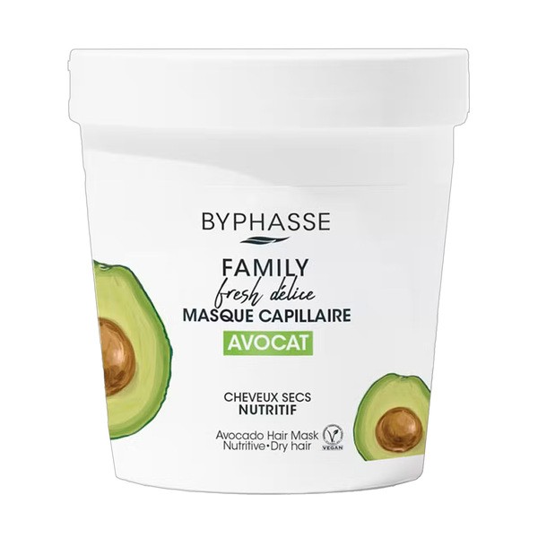 Byphasse Byphasse Family Fresh, Haarmaske trocken, Avocado, 250 ml — Inhaltsstoffe und Bewertung
