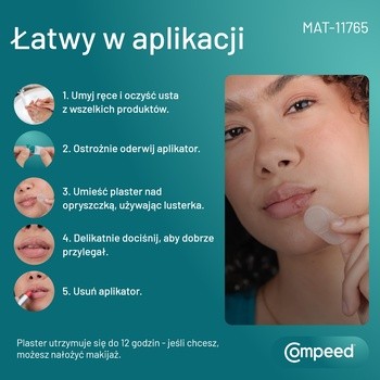 Compeed dyskretny plaster na opryszczkę, 15 szt.
