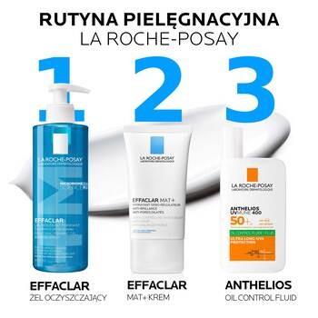 La Roche-Posay Effaclar Mat, seboregulujący krem przeciw błyszczeniu skóry, 40 ml