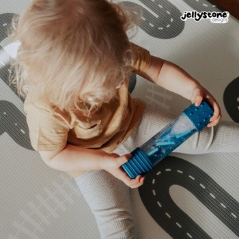 Jellystone Designs, butelka sensoryczna DIY, granatowa, 1 szt.