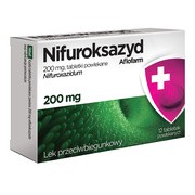 Nifuroksazyd Aflofarm, 200 mg, tabletki powlekane, 12 szt. https://azcdn.doz.pl/image/d/product/0a49396e-scale-180x180.png