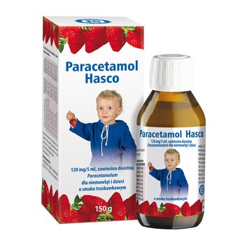Paracetamol Hasco, 120 mg/5 ml, zawiesina doustna, 150 g