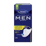 alt Tena Men Active Fit, wkładki anatomiczne dla mężczyzn, level 2, 20 szt.
