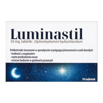 Luminastil, 50 mg, tabletki, 10 szt.