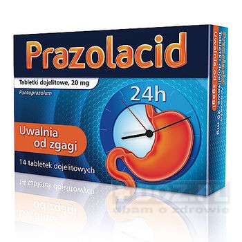 Prazolacid, 20 mg, tabletki dojelitowe, 14 szt.