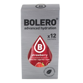 Bolero Box, Strawberry, napój w proszku, 3 g x 12 szt.