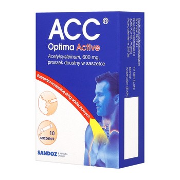 ACC Optima Active, 600 mg, proszek doustny, 10 szt.