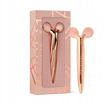 Crystallove, masażer liftingujący do twarzy 3D z kwarcem różowym, 1 szt.