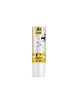 Flos-Lek Vege Lip Care Vita, pomadka witamina A, E, C, 1 szt.