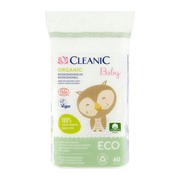 Cleanic Eco Baby, płatki dla niemowląt i dzieci, 60 szt.