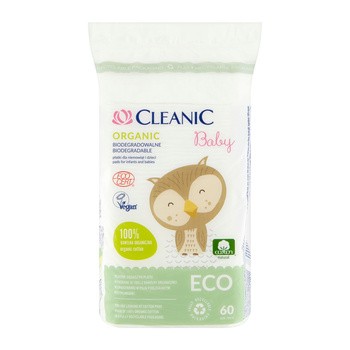 Cleanic Eco Baby, płatki dla niemowląt i dzieci, 60 szt.