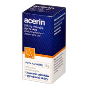 Acerin, (195 mg+98 mg)/g, płyn na skórę, 8g, (9 ml)