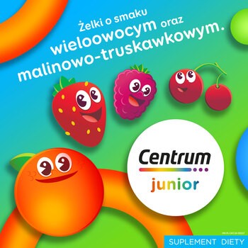 Centrum Junior VitaGummies dla dzieci, żelki, smak wieloowocowy, 30 szt.