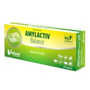 Vetfood Amylactiv Balance, preparat enzymatyczny dla psów, kotów, fretek, królików i gryzoni, kapsułki, 60 szt. https://azcdn.doz.pl/image/d/product/5e18e960-scale-180x180.png