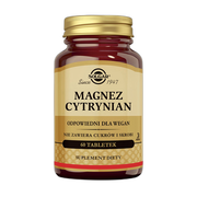Solgar Magnez Cytrynian, tabletki, 60 szt.