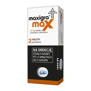 Maxigra Max, 50 mg, tabetki powlekane, 2 szt.