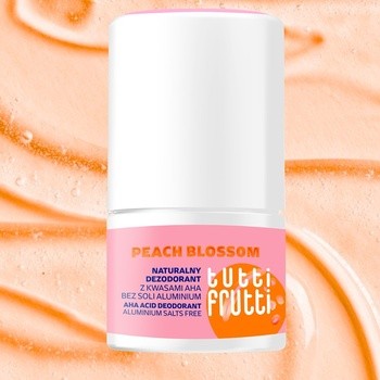 Farmona Tutti Frutti #PeachBlossom, dezodorant kwasowy AHA, bez soli aluminium, 50 ml