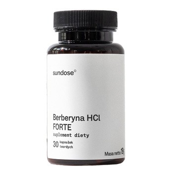 Sundose Berberyna HCl Forte, kapsułki twarde, 30 szt.