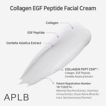 APLB Collagen EGF Peptide Facial Cream, krem ujędrniający do twarzy z kolagenem i peptydami EGF, 55 ml