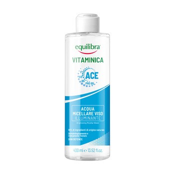 Equilibra Vitaminica, rozświetlająca woda micelarna, 400 ml