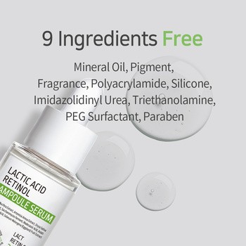 APLB Lactic Acid Retinol Ampoule, serum wygładzające z kwasem mlekowym i retinolem, 40 ml