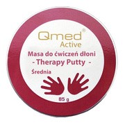 Qmed Therapy Putty, masa do ćwiczeń dłoni, średnia – czerwona, 1 szt.        