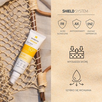 Sesderma Repaskin Silk Touch SPF 50, krem przeciwsłoneczny, 50 ml