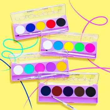 J.Cat Beauty ColorScope Water Activate FX Palette 102, paleta eyelinerów aktywowanych wodą, 5 g