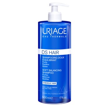 Uriage DS Hair, delikatny szampon regulujący, 500 ml