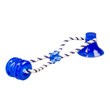 Duvoplus Tug 'n Chew Toy, zabawka dla psa z przyssawką i sznurkiem, niebieski, 1 szt.