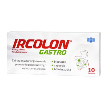 Ircolon Gastro, 100 mg, tabletki, 10 szt.
