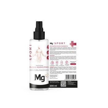 Mg12 Sport, dwufazowa oliwka magnezowa, 200 ml