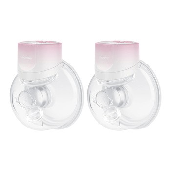 Momcozy S12 Pro, podwójny laktator, kolor różowy, 1 szt.