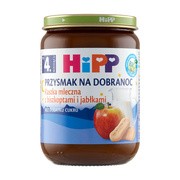 HiPP BIO od pokoleń, Kaszka mleczna z biszkoptami i jabłkami, po 4. m-cu, 190 g